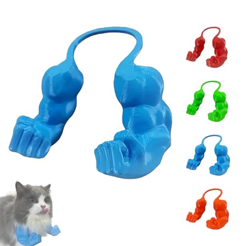 FOTJDRUJ HäNde für Katzen, 3D-Gedrucktes Muskelarm-Accessoire für Katzen, Interaktives Katzenspielzeug, Ideal für Partyspaß & Lustige Fotos, Perfektes KostüMzubehöR von FOTJDRUJ