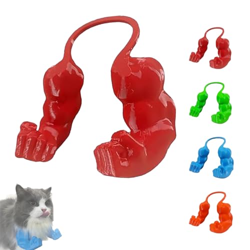 FOTJDRUJ HäNde für Katzen, 3D-Gedrucktes Muskelarm-Accessoire für Katzen, Interaktives Katzenspielzeug, Ideal für Partyspaß & Lustige Fotos, Perfektes KostüMzubehöR von FOTJDRUJ