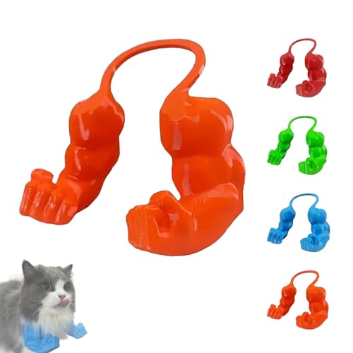 FOTJDRUJ HäNde für Katzen, 3D-Gedrucktes Muskelarm-Accessoire für Katzen, Interaktives Katzenspielzeug, Ideal für Partyspaß & Lustige Fotos, Perfektes KostüMzubehöR von FOTJDRUJ