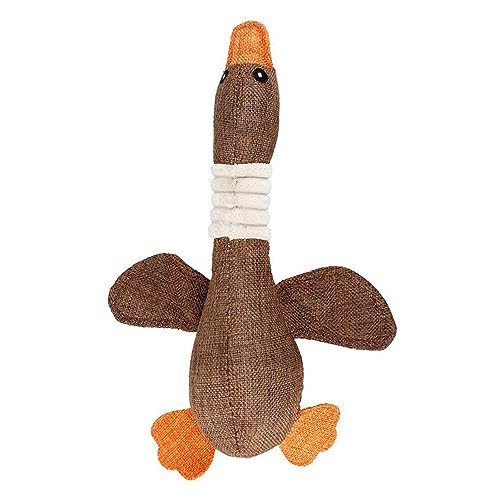 FOUNCY Gänse Plüsch-Hundespielzeug - Haustier-Katzen-Hundezubehör Plüschtier,Atmungsaktives, interaktives Spielzeug, Kauspielzeug, Hundebegleiter für mittelgroße kleine Welpen, Katzen, Haustiere, FOUNCY Gänse Plüsch-Hundespielzeug - Haustier-Katzen-Hundezubehör Plüschtier,Atmungsaktives, interaktives Spielzeug, Kauspielzeug, Hundebegleiter für mittelgroße kleine Welpen, Katzen, Haustiere, von FOUNCY