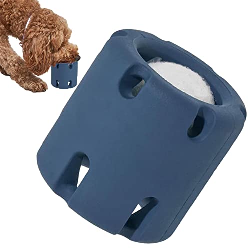 FOUNCY Hundetennis-Trommelspielzeug – bissfestes Hunde-Puzzle-Spielzeug – bissfestes Hunde-Puzzle-Ballspielzeug für den Innenbereich, Hundespielzeug, Kauspielzeug FOUNCY Hundetennis-Trommelspielzeug – bissfestes Hunde-Puzzle-Spielzeug – bissfestes Hunde-Puzzle-Ballspielzeug für den Innenbereich, Hundespielzeug, Kauspielzeug von FOUNCY