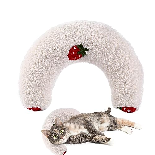 FOUNCY Katzen-Nackenkissen, Schlafkissen, Haustier-Nackenkissen, Haustier-Nackenstütze, halbes Donut-Schlafkissen, waschbares U-förmiges Haustier-Nackenkissen und Haustier-beruhigendes Spielzeug für FOUNCY Katzen-Nackenkissen, Schlafkissen, Haustier-Nackenkissen, Haustier-Nackenstütze, halbes Donut-Schlafkissen, waschbares U-förmiges Haustier-Nackenkissen und Haustier-beruhigendes Spielzeug für von FOUNCY