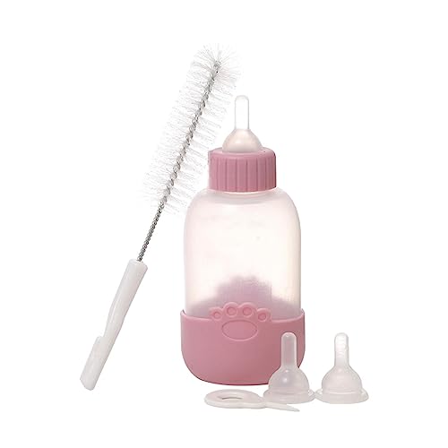 Nursing Bottles for Kittens, Clear Scale Puppy Feeding Bottle, Durable Puppy Milk Feeder Puppy Milk 100ml Food Grade Soft Teat and Brush, Kitten Supplies for Small Animals, Kittens, Rabbits Nursing Bottles for Kittens, Clear Scale Puppy Feeding Bottle, Durable Puppy Milk Feeder Puppy Milk 100ml Food Grade Soft Teat and Brush, Kitten Supplies for Small Animals, Kittens, Rabbits von FOUNCY