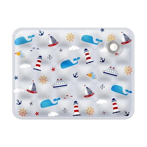 FOVAOK Kühlmatte für Katzen und Hunde, für den Sommer, atmungsaktiv, bequem, Eisseide, Haustier-Eiskissen, wassergewaschen, tragbare Hundehütte für Sofa, Boden (Ozean und Himmelgrau, 40 x 50 cm für FOVAOK Kühlmatte für Katzen und Hunde, für den Sommer, atmungsaktiv, bequem, Eisseide, Haustier-Eiskissen, wassergewaschen, tragbare Hundehütte für Sofa, Boden (Ozean und Himmelgrau, 40 x 50 cm für von FOVAOK