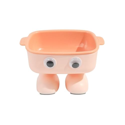 Katzennäpfe mit hohem Fuß, Nackenschutz, für Katzen, Welpen, kleine Hunde, Futter- und Wassernäpfe, Haustier-Futterstation (PS394-pink) von FOVAOK