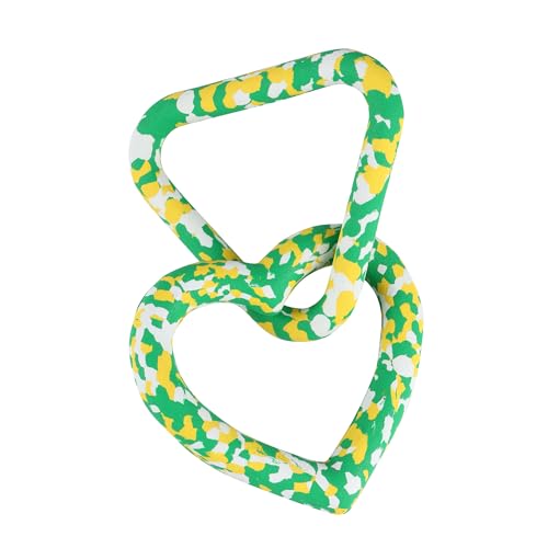 FOVRLZSE Triangle & Heart Hunde-Kauspielzeug, 99,99 % Naturkautschuk, umweltfreundlich, biologisch abbaubar, sanfte Zahnfleischpflege, für starke Kauer FOVRLZSE Triangle & Heart Hunde-Kauspielzeug, 99,99 % Naturkautschuk, umweltfreundlich, biologisch abbaubar, sanfte Zahnfleischpflege, für starke Kauer von FOVRLZSE