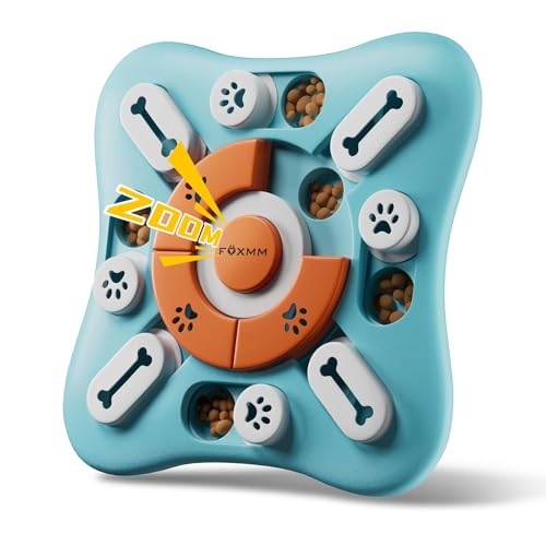 FOXMM Hundespielzeug für große, mittelgroße und kleine Hunde, interaktives Hundespielzeug für IQ-Training und geistige Stimulation, Hundeleckerli-Puzzle für lustiges, langsames Füttern FOXMM Hundespielzeug für große, mittelgroße und kleine Hunde, interaktives Hundespielzeug für IQ-Training und geistige Stimulation, Hundeleckerli-Puzzle für lustiges, langsames Füttern von FOXMM