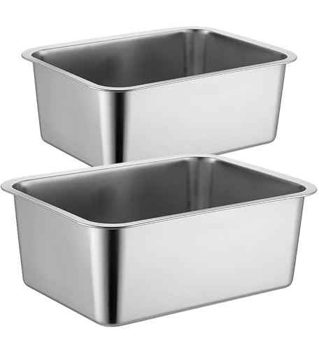 Foxoru Katzentoiletten-Set aus Edelstahl, spritzwassergeschützt und geruchsabweisend, leicht zu reinigen, robust und langlebig, freie Wahl für Hausbesitzer mit mehreren Katzen Foxoru Katzentoiletten-Set aus Edelstahl, spritzwassergeschützt und geruchsabweisend, leicht zu reinigen, robust und langlebig, freie Wahl für Hausbesitzer mit mehreren Katzen von FOXORU