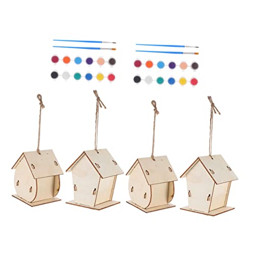 FOYTOKI 1 Satz DIY Graffiti Vogelhaus für Kreatives Bastelspielzeug für Gartenprojekte Fantasie und Partydeko von FOYTOKI