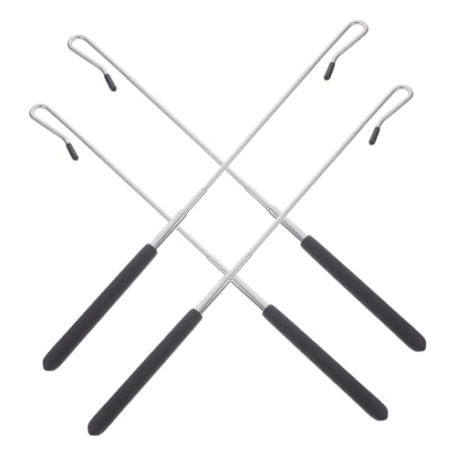 FOYTOKI 4 Stück Verstellbare Handsteuerstäbe Für Puppen Aus Metall, Ausziehbare Manipulationsstäbe Für Aufführungen Und Künstlerischen Ausdruck, Einstellbereich 20–55 cm von FOYTOKI