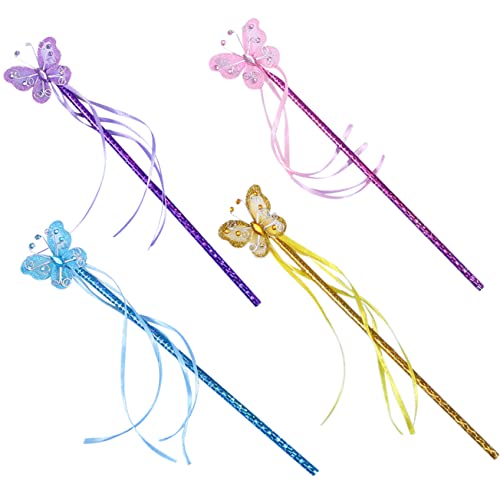 FOYTOKI Feenstab-Leuchtset 4-teilig Leuchtstäbe Glitzer-Design für Kinder Verkleidungen Bühnenrequisiten und Partys FOYTOKI Feenstab-Leuchtset 4-teilig Leuchtstäbe Glitzer-Design für Kinder Verkleidungen Bühnenrequisiten und Partys von FOYTOKI