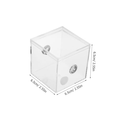 FOYTOKI Insekten Zuchtbox Transparent Hochtransparentes Terrarium für Grillen und Spinnen Komfortables Habitat Vielseitiger Insekten Tank für Beobachtung und Zucht von FOYTOKI