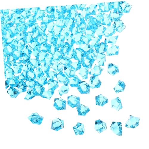 FRCOLOR 1 Acrylkristallstein Dekorationen Für Aquarien Diamanten, Kristalle, Edelsteine Dekorative Kieselsteine Künstliche Kristallwürfelsteine Kristalleisfelsen Streuen Schildkrötenbecken von FRCOLOR