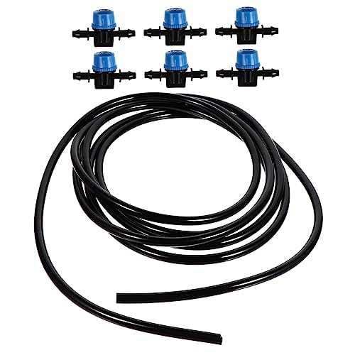 FRCOLOR 1satz Aquarium Wasserflussregelventil Teiliges Kit Mit Schlauch Und Blauen Ventilkappen Verstellbar Für Präzise Wassersteuerung Im Aquarium Einfach Zu Bedienen Installieren von FRCOLOR
