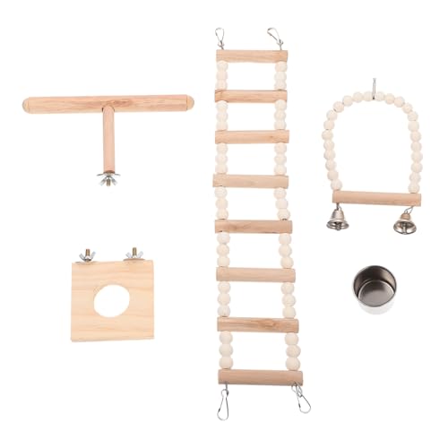 FRCOLOR 1satz Hamster Spielzeug Teiliges Klettergerüst Aus Hochwertigem Holz Für Kleintiere Für Hamster Meerschweinchen Und Vögel Fördert Spiel Und Bewegung Im Käfig von FRCOLOR