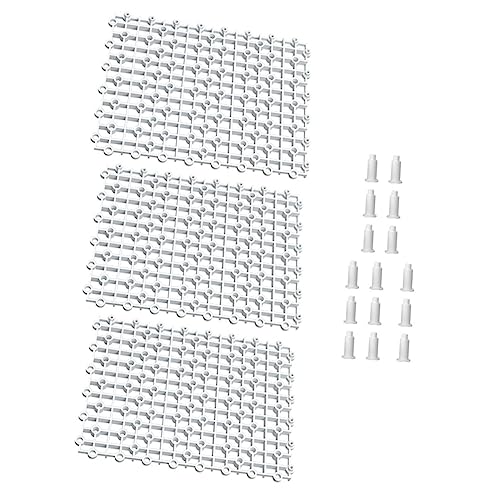 FRCOLOR 1 Satz Basistrennwand Für Fischbecken Fischglasfilter Trennwand Für Aquarien Bodenfiltergitter Für Aquarien Untere Isolierschale Filter Für Aquarien Siebe Netz Weiß Teiler Plastik von FRCOLOR