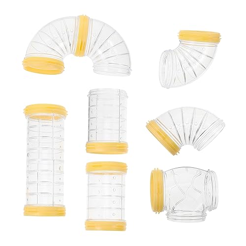 FRCOLOR Hamster Spielzeug Kit 8pc Kunststoff Rohr Tunnel Meerschweinchen Käfig Zubehör Einfache Montage FRCOLOR Hamster Spielzeug Kit 8pc Kunststoff Rohr Tunnel Meerschweinchen Käfig Zubehör Einfache Montage von FRCOLOR