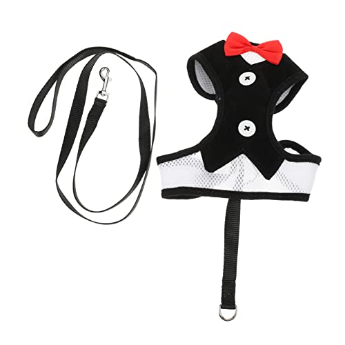 FRCOLOR Haustier- und Leinen-Set für Hunde Schwarzes Spazier-Set Weste für Outdoor-aktivitäten FRCOLOR Haustier- und Leinen-Set für Hunde Schwarzes Spazier-Set Weste für Outdoor-aktivitäten von FRCOLOR