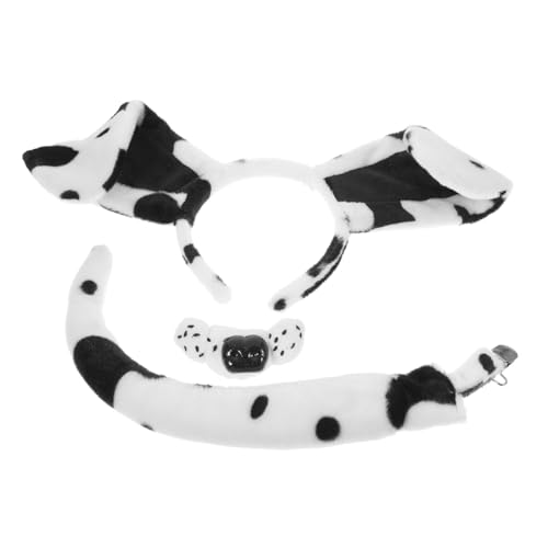 FRCOLOR 1 Satz Hundeohren-Stirnband zum Anziehen Tierkostümzubehör für Hunde Hundeohren-Stirnband mit Cosplay-Hundeohr-Stirnband falsche Nase Stirnband mit Welpenohren Plastik FRCOLOR 1 Satz Hundeohren-Stirnband zum Anziehen Tierkostümzubehör für Hunde Hundeohren-Stirnband mit Cosplay-Hundeohr-Stirnband falsche Nase Stirnband mit Welpenohren Plastik von FRCOLOR