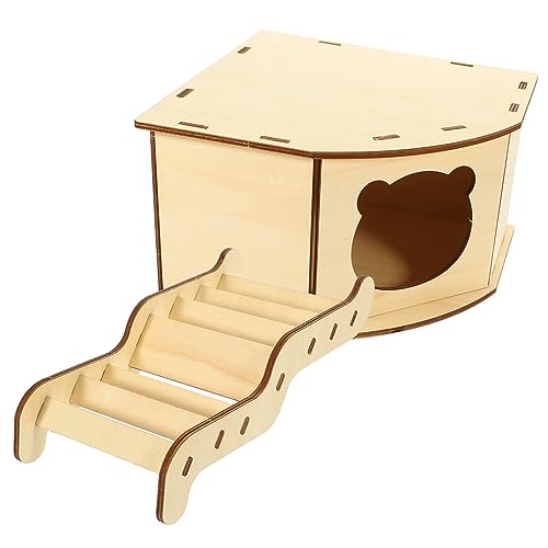 FRCOLOR 1satz Hamsterhaus Aus Holz Mit Leiter Versteck Für Kleintiere Sicheres Nist Und Spielzeug Für Hamster Und Meerschweinchen Teiliges FRCOLOR 1satz Hamsterhaus Aus Holz Mit Leiter Versteck Für Kleintiere Sicheres Nist Und Spielzeug Für Hamster Und Meerschweinchen Teiliges von FRCOLOR