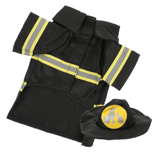 FRCOLOR 1 Satz Hund Cosplay Feuerwehrmann Bekleidung Hundebekleidung für kleine Hunde hundekleidung Dog Clothes Weihnachtsmann-Kostü Kleider verwandelter Mantel Performance-Kostü Uniform FRCOLOR 1 Satz Hund Cosplay Feuerwehrmann Bekleidung Hundebekleidung für kleine Hunde hundekleidung Dog Clothes Weihnachtsmann-Kostü Kleider verwandelter Mantel Performance-Kostü Uniform von FRCOLOR