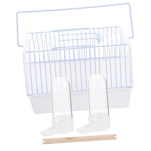 FRCOLOR 1 Satz Raus Vogelkäfig Reisekäfig für Haustiervögel Papagei Tragekäfig Birdcage Bird cage Reiseträger für Vögel Transportkäfig für Vögel Metall Papageienkäfig Weiß FRCOLOR 1 Satz Raus Vogelkäfig Reisekäfig für Haustiervögel Papagei Tragekäfig Birdcage Bird cage Reiseträger für Vögel Transportkäfig für Vögel Metall Papageienkäfig Weiß von FRCOLOR