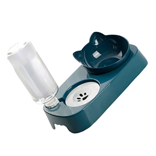 FRCOLOR Automatischer Wasserspender Für Katzen Und Kätzchen – Erhöhter Napf Mit Würgefunktion 500 Ml Wasserspender Robustes Kunststoffmaterial von FRCOLOR