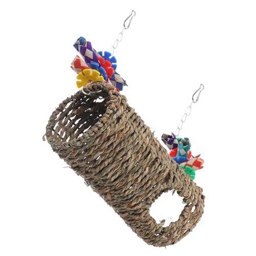 FRCOLOR 1 Satz Papagei Sommerhängematte Spielzeug Vogelkäfig Vogelbarsch kletternde Vogelschaukel Vogel Tunnel Hamster Vogelregal Papierfaden die Schaukel schmücken Stroh FRCOLOR 1 Satz Papagei Sommerhängematte Spielzeug Vogelkäfig Vogelbarsch kletternde Vogelschaukel Vogel Tunnel Hamster Vogelregal Papierfaden die Schaukel schmücken Stroh von FRCOLOR