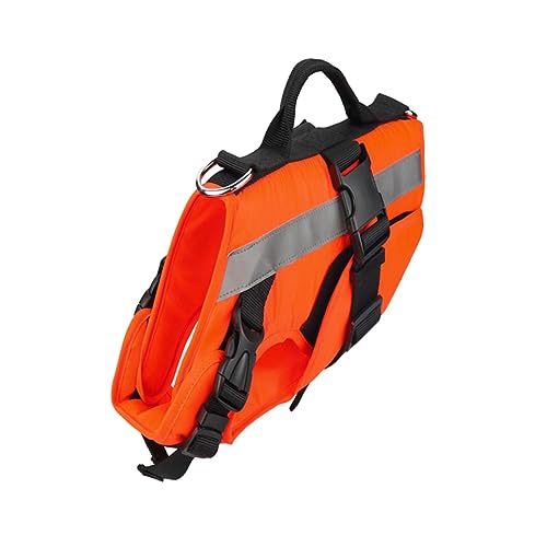 FRCOLOR Schwimmweste Für Hunde Schwimmanzug Für Outdoor-aktivitäten Orange Größe S Hund von FRCOLOR