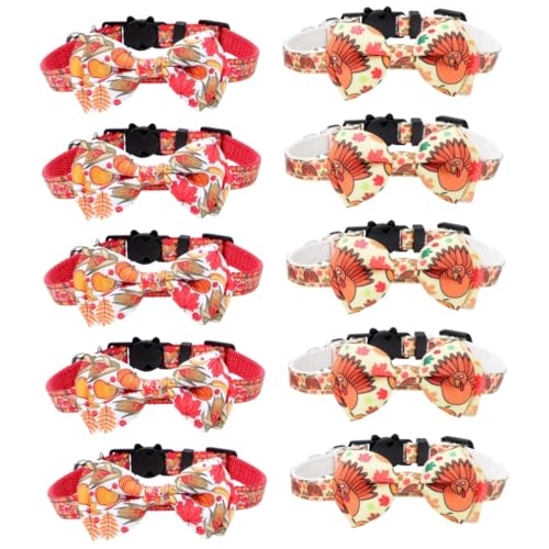 FRCOLOR 5 Sets Komfortables Katzenhalsband Für Haustiere Kätzchenhalsband Fliegen Katzendekor Hundehalsband Katzenbedarf 2 Stück * 5 FRCOLOR 5 Sets Komfortables Katzenhalsband Für Haustiere Kätzchenhalsband Fliegen Katzendekor Hundehalsband Katzenbedarf 2 Stück * 5 von FRCOLOR