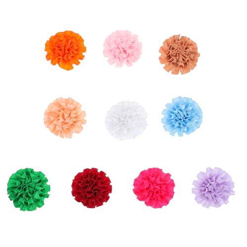 FRCOLOR 10stücke Hundehalsband Blumen Charms Für Haustiere Bunte Dekoration Für Und Hundehalsbänder Leicht Und Komfortabel Für Jedes von FRCOLOR