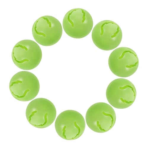 FRCOLOR 10 Stück Spielzeugglocke Katzenspielzeug Doppelrasseln Perlen Wackelball Für Katzenfüllung Rassel Ersatz Rasseleinsatz Katzenglocke Interaktives Tierspielzeug Mit Glöckchenbällen von FRCOLOR
