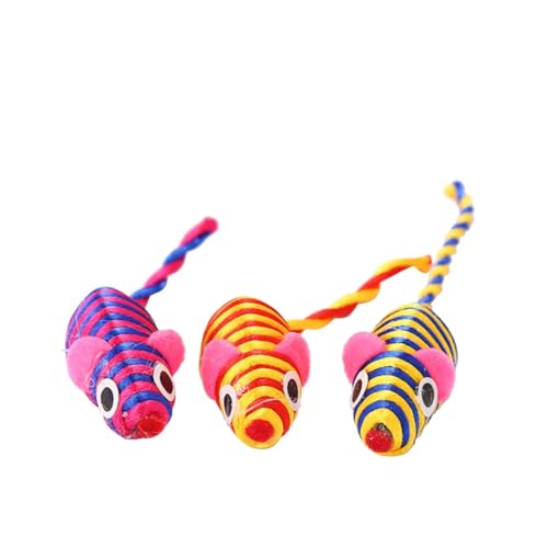 FRCOLOR 10 Stück Interaktives Katzenspielzeug Realistische Mäuse Plüschmäuse Spielzeug Für Kätzchen Haustierspielzeug Katzen-Teaser Geistig Und Körperlich Zufällige Farbe FRCOLOR 10 Stück Interaktives Katzenspielzeug Realistische Mäuse Plüschmäuse Spielzeug Für Kätzchen Haustierspielzeug Katzen-Teaser Geistig Und Körperlich Zufällige Farbe von FRCOLOR