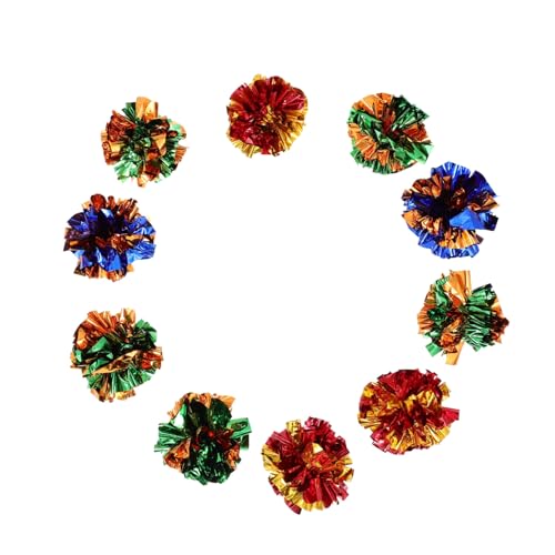 FRCOLOR Bonding Time Your Cat 10 Stück Knisterbälle-Spielzeug Interaktives Katzenspielzeug für Kätzchen Leicht und Bunt FRCOLOR Bonding Time Your Cat 10 Stück Knisterbälle-Spielzeug Interaktives Katzenspielzeug für Kätzchen Leicht und Bunt von FRCOLOR