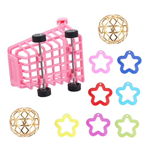 FRCOLOR 10St Papagei Spielzeugset Vogeltrick-Trainingsspielzeug Kauspielzeug Einkaufswagen Spielzeuge Vogel-Puzzle-Trainingsspielzeug Vogel-Aktivitätsspielzeug Rostfreier Stahl FRCOLOR 10St Papagei Spielzeugset Vogeltrick-Trainingsspielzeug Kauspielzeug Einkaufswagen Spielzeuge Vogel-Puzzle-Trainingsspielzeug Vogel-Aktivitätsspielzeug Rostfreier Stahl von FRCOLOR