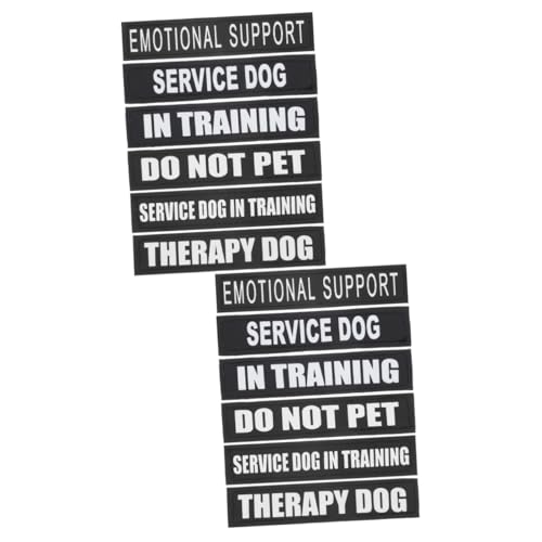 FRCOLOR 12 Paare Geschirr Mit Reflektierend Service Etikett Für Hundeweste Gestickte Hundeflecken Hundeweste Aufkleber Unterstützende Hundeflecken Patch Pu Haustier Arbeit FRCOLOR 12 Paare Geschirr Mit Reflektierend Service Etikett Für Hundeweste Gestickte Hundeflecken Hundeweste Aufkleber Unterstützende Hundeflecken Patch Pu Haustier Arbeit von FRCOLOR