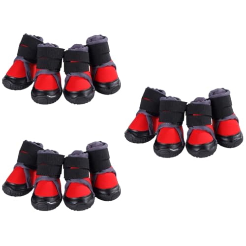 FRCOLOR 12 STK Hund Warme Schuhe Outdoor-Schuhe Für Hunde Outdoor-Schuhe Für Haustiere Haustier Warme Schuhe Haustierschuhe Mittlere Und Große Hunde FRCOLOR 12 STK Hund Warme Schuhe Outdoor-Schuhe Für Hunde Outdoor-Schuhe Für Haustiere Haustier Warme Schuhe Haustierschuhe Mittlere Und Große Hunde von FRCOLOR