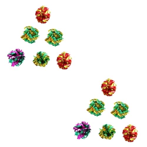 FRCOLOR Crinkle Ball 12 STK Knisterbälle Für Katzen Katzenbälle Katzenübung Spielzeuge Katzenspielzeug Crinkle-bälle Für Katzen Sport Rasselkugel Papierball Film Spielzeugball FRCOLOR Crinkle Ball 12 STK Knisterbälle Für Katzen Katzenbälle Katzenübung Spielzeuge Katzenspielzeug Crinkle-bälle Für Katzen Sport Rasselkugel Papierball Film Spielzeugball von FRCOLOR