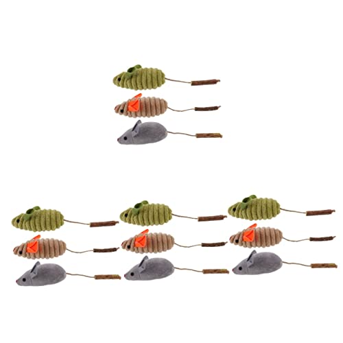 FRCOLOR 4sets Spielzeug Für Indoor Katzen Kätzchen Spielzeug Duft Mäuse Für Verspielt 3 Stücke * 4 FRCOLOR 4sets Spielzeug Für Indoor Katzen Kätzchen Spielzeug Duft Mäuse Für Verspielt 3 Stücke * 4 von FRCOLOR