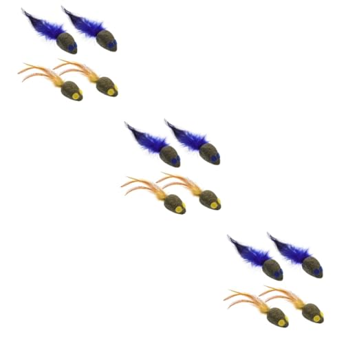 FRCOLOR 3sets Interaktives Katzenspielzeug Automatische Mäuse Katzen Teaser Mäuse Spielzeug Übung Katze Instinkte 4 Stücke * 3 FRCOLOR 3sets Interaktives Katzenspielzeug Automatische Mäuse Katzen Teaser Mäuse Spielzeug Übung Katze Instinkte 4 Stücke * 3 von FRCOLOR