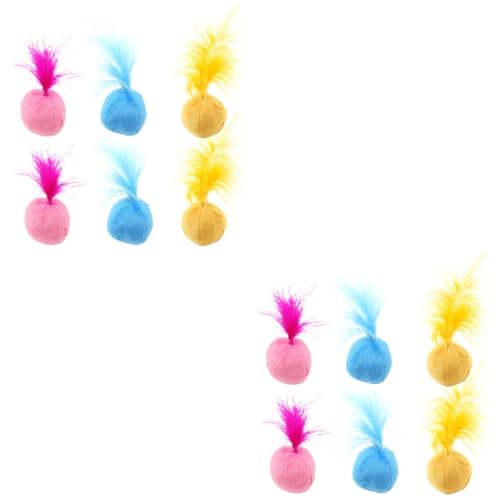 FRCOLOR Spielzeuge 12 STK Spielzeug Plüschtier Katzenminze-Ball Katze Plüschbälle Haustier Katze Haustierzubehör Spielzeug Für Haustiere FRCOLOR Spielzeuge 12 STK Spielzeug Plüschtier Katzenminze-Ball Katze Plüschbälle Haustier Katze Haustierzubehör Spielzeug Für Haustiere von FRCOLOR