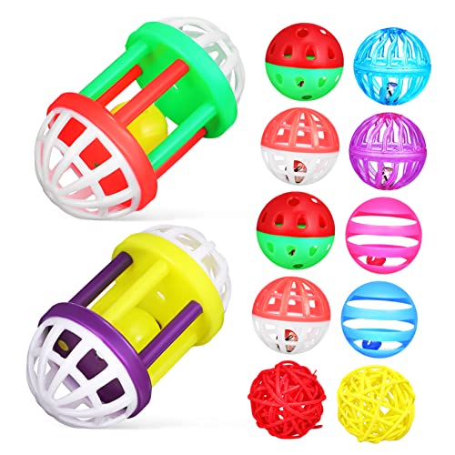 FRCOLOR Kunststoff Vogel Spielzeug Bälle Papagei Sittiche Nymphensittich Tier Spielzeug Vogel Käfig Dekorationen FRCOLOR Kunststoff Vogel Spielzeug Bälle Papagei Sittiche Nymphensittich Tier Spielzeug Vogel Käfig Dekorationen von FRCOLOR