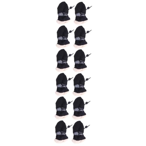 FRCOLOR 12 STK Welpenschuh Schwarze Stiefel Hundestiefel Für Den Winter Plüsch Hundestiefel Pelziger Pfotenschutz Kleine Hundeschuhe Stiefel Für Hunde Der Hund Kleine Und Mittelgroße Hunde FRCOLOR 12 STK Welpenschuh Schwarze Stiefel Hundestiefel Für Den Winter Plüsch Hundestiefel Pelziger Pfotenschutz Kleine Hundeschuhe Stiefel Für Hunde Der Hund Kleine Und Mittelgroße Hunde von FRCOLOR