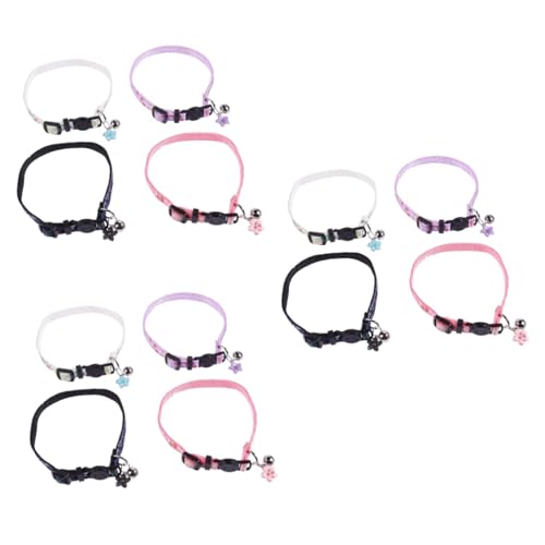 FRCOLOR 12 Stück Katzenhalsbänder Spitzenhalsband Katzenfliege Hundehalsband Kätzchenhalsband Katzensicherheitshalsband Schleifenhalsband Kleine Katzenhalsband FRCOLOR 12 Stück Katzenhalsbänder Spitzenhalsband Katzenfliege Hundehalsband Kätzchenhalsband Katzensicherheitshalsband Schleifenhalsband Kleine Katzenhalsband von FRCOLOR