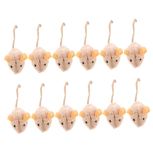 FRCOLOR 12st Ausgestopftes Katzenspielzeug Katzenspielzeugmäuse Spielzeug Zum Necken Von Katzen Kauspielzeug Für Kätzchen Katzenspielzeug Mäuse Echtes Plüsch Katze Haustierzubehör FRCOLOR 12st Ausgestopftes Katzenspielzeug Katzenspielzeugmäuse Spielzeug Zum Necken Von Katzen Kauspielzeug Für Kätzchen Katzenspielzeug Mäuse Echtes Plüsch Katze Haustierzubehör von FRCOLOR