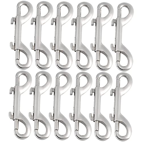 FRCOLOR 12st Doppelschnalle Haustier-Leine-Clip Bolzen-schnappclip Karabinerhaken Für Rucksack Augenbolzen-karabinerhaken Karabinerverschluss Eimer Taschen Schlüsselanhänger Zinklegierung FRCOLOR 12st Doppelschnalle Haustier-Leine-Clip Bolzen-schnappclip Karabinerhaken Für Rucksack Augenbolzen-karabinerhaken Karabinerverschluss Eimer Taschen Schlüsselanhänger Zinklegierung von FRCOLOR