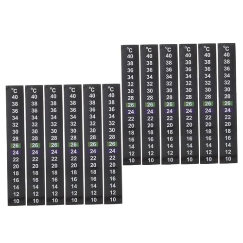 FRCOLOR 12stücke Thermometer Aufkleber Für Aquarien Digitale Temperaturstreifen Selbstklebend Für Präzise Wassertemperaturmessung Einfaches Ablesen Für Optimale Lebensbedingungen FRCOLOR 12stücke Thermometer Aufkleber Für Aquarien Digitale Temperaturstreifen Selbstklebend Für Präzise Wassertemperaturmessung Einfaches Ablesen Für Optimale Lebensbedingungen von FRCOLOR