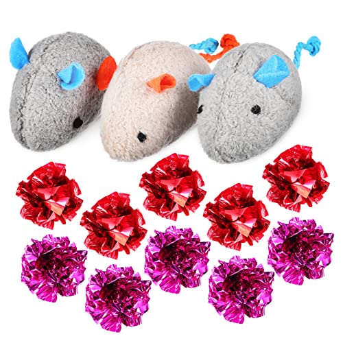 FRCOLOR 13 STK Spielzeug Katzentunnel Katzenminze Mäuse Produkte Für Katzen Katzenzubehör Für Wohnungskatzen Interaktive Katze Glänzende Katze Katzenball Plüsch Hündchen FRCOLOR 13 STK Spielzeug Katzentunnel Katzenminze Mäuse Produkte Für Katzen Katzenzubehör Für Wohnungskatzen Interaktive Katze Glänzende Katze Katzenball Plüsch Hündchen von FRCOLOR