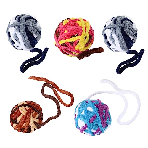 FRCOLOR 15 Katzenspielzeug Garnball Beißspielzeug Heimtierbedarf Interaktives Katzenspielzeug Kauspielzeug Katzenwollspielzeug Katzenspielzeug Für Katzenminze-Spielzeug FRCOLOR 15 Katzenspielzeug Garnball Beißspielzeug Heimtierbedarf Interaktives Katzenspielzeug Kauspielzeug Katzenwollspielzeug Katzenspielzeug Für Katzenminze-Spielzeug von FRCOLOR
