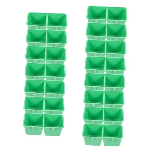 FRCOLOR 15st Vogeltränke Vogel Fütterer Feeder Fressnäpfe Für Papageien Vogelwasser-hängebecher Wasserschale Für Papageienfutter Vogelfutterschale Essensbox Universal- Plastik FRCOLOR 15st Vogeltränke Vogel Fütterer Feeder Fressnäpfe Für Papageien Vogelwasser-hängebecher Wasserschale Für Papageienfutter Vogelfutterschale Essensbox Universal- Plastik von FRCOLOR